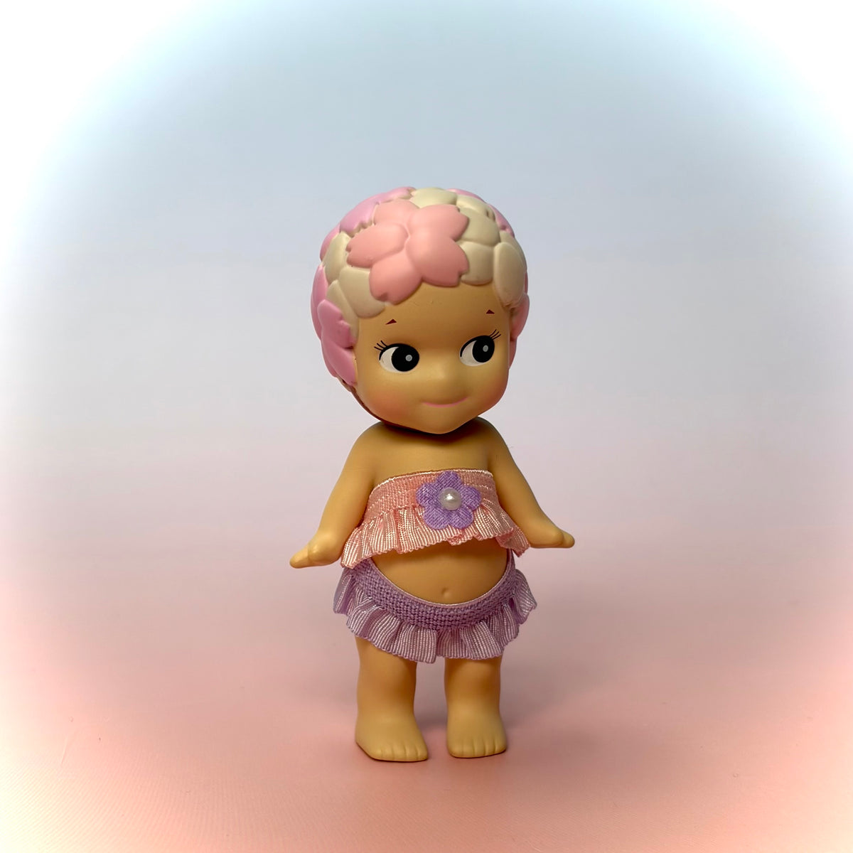 Purple and Pink Set with Purple Flower