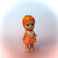 Orange and White Gingham Set