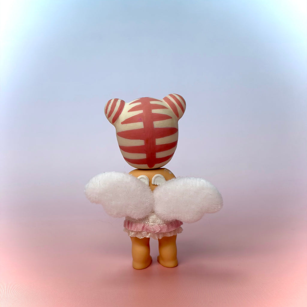 White and Pink Heart Angel Set
