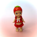 Red Ruffle Two Piece Set with White Bow